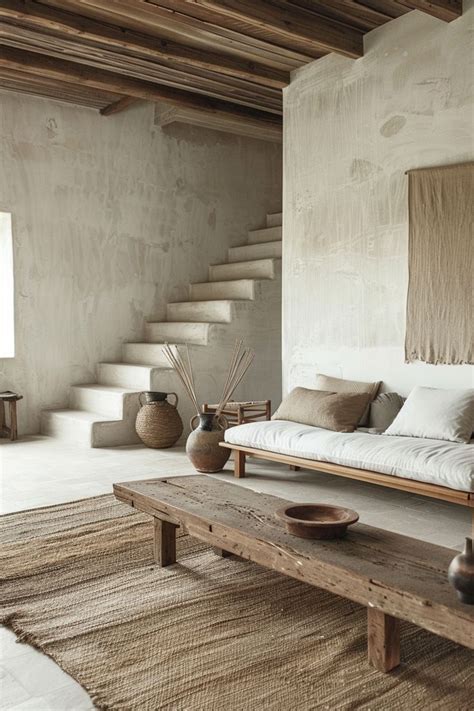 Wabi Sabi Modern Living Ideas Industrial Elegance