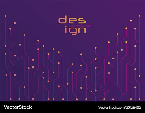 Circuit design Royalty Free Vector Image - VectorStock