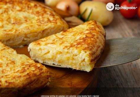 Deliciosa Tortilla De Patatas Con Cebolla Una Receta F Cil Y R Pida