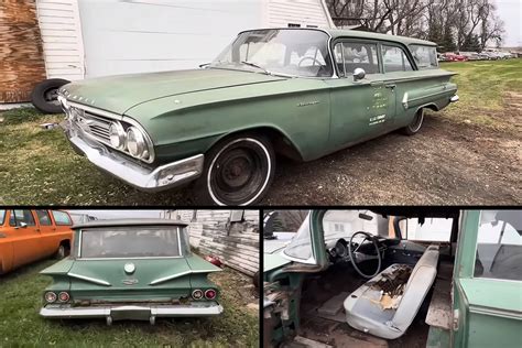 1960 Chevrolet Biscayne Wagon Barn Find Is An Ex Government Unicorn