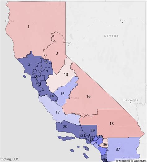 My first California State Senate map : r/DavesRedistricting