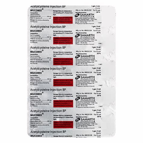 Mucomix Injection Ml Price Uses Side Effects Netmeds