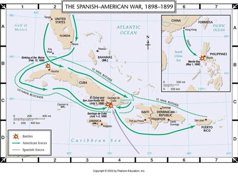 The Spanish-American War in Cuba, 1898-9 (100 x 817) : MapPorn