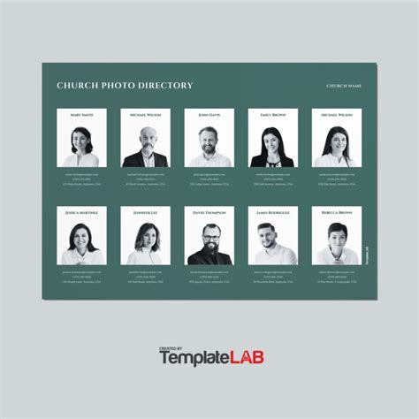 22 Free Church Directory Templates Examples Templatelab