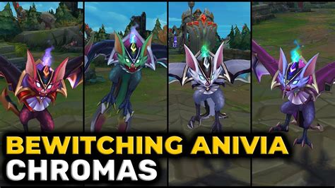 Bewitching Anivia Chromas League Of Legends Youtube