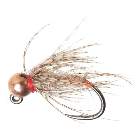 Montana Fly Company Jig Soft Hackled Red A Nymph Fly Dozen Save