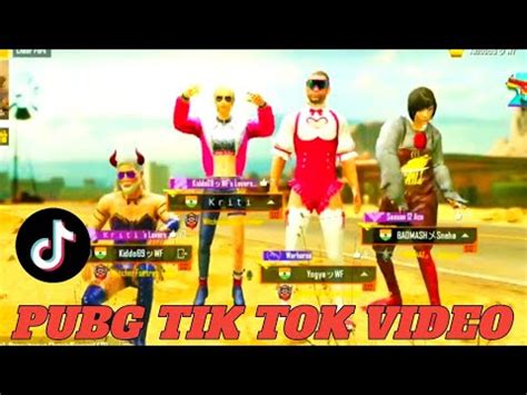 Pubg Tik Tok Funny Moments And Funny Dance Part By Pubg Tik Tok