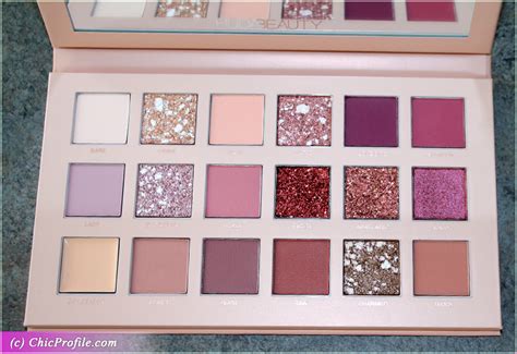 Huda Beauty New Nude Eyeshadow Palette Review Swatches Makeup Look