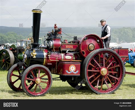 Steam Traction Engine Image And Photo Free Trial Bigstock