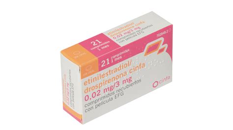 Etinilestradiol Drospirenona Cinfa Mg Mg Prospecto Y