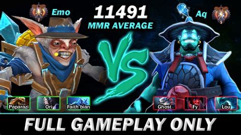 11491 MMR AVERAGE Rank 7 Emo Meepo VS Rank 5 Aq Storm Spirit Meepo