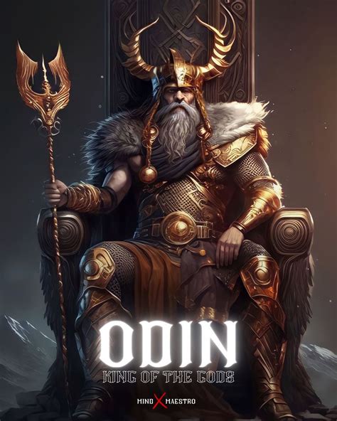 Odin King Of The Gods Norse Mythology Odin Norse Mythology Norse Myth