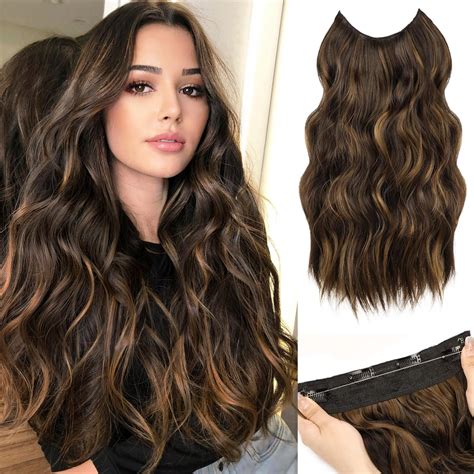 Amazon Morica Invisible Wire Hair Extensions Inch Halo Hair