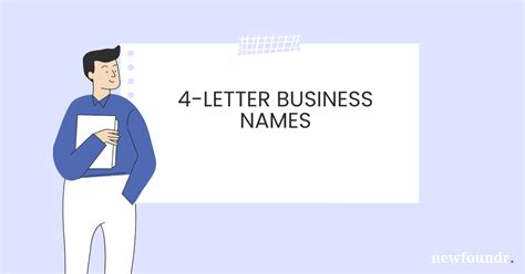 75 Unique Creative Catchy 4 Letter Business Names Ideas