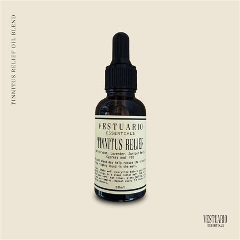 Tinnitus Relief Essential Oil Blend 30ml Shopee Philippines