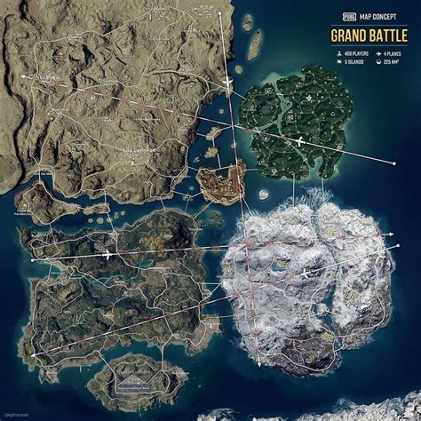 Guía De Mapa De Pubg Erangel Encuentre Los Lugares Para Dejar Mapa De Erangel Fondo De