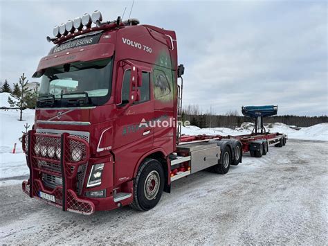 Buy Volvo Fh Hook Lift Truck By Auction Sweden Hudiksvall Up