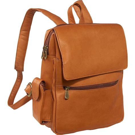 Shop Ledonne Leather Womens Backpack With Tablete Reader Sleeve On Sale Free Shipping