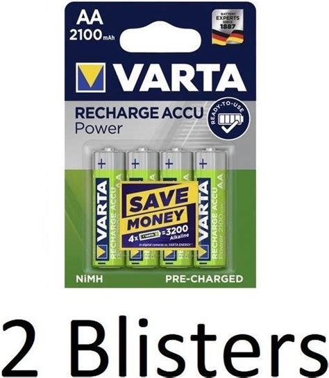 Stuks Blisters A St Varta Oplaadbare Batterij Recharge Accu