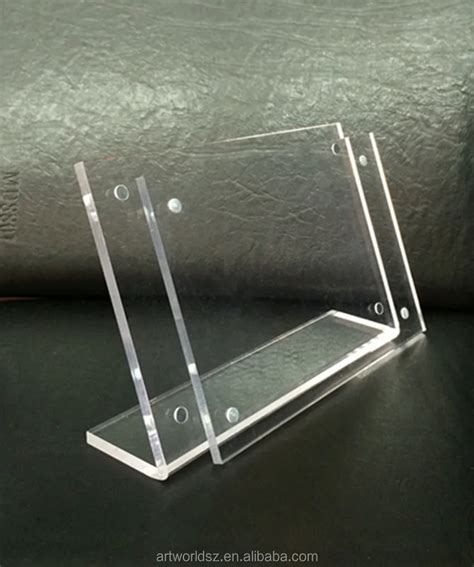 Acryl Black Flip Menu Holder Clear Menu Holder Customize Acrylic Menu