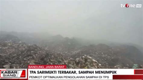 Foto Bandung Darurat Sampah Lahan TNI AD Jadi Tempat Sampah Darurat