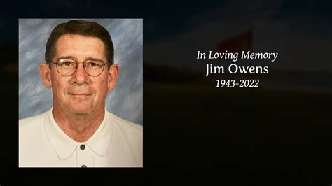 Jim Owens Tribute Video