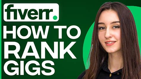 How To Rank Your Fiverr Gigs Youtube