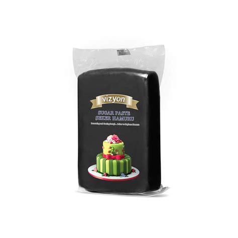 Мастика Vizyon, черная, 250 г купить в Беларуси - Cake House