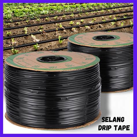 Jual Selang Drip Tape Mm Spacing Cm Flow Lph Drip Irrigation