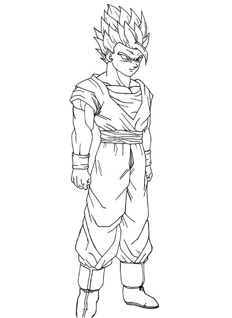 15 Nice Coloriage Dragon Ball Super Saiyan Divin Image Idee De Coloriage