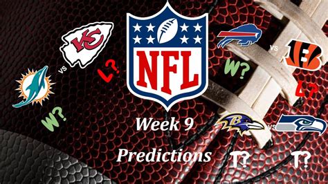 Nfl Week 9 Predictions Youtube