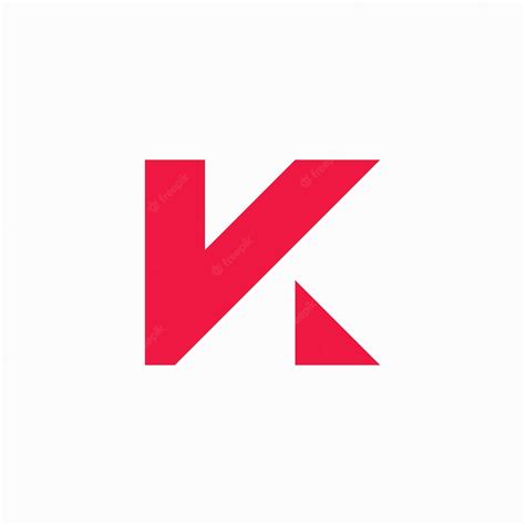 Elementos De Plantilla De Logotipo De Letra K Vector Premium