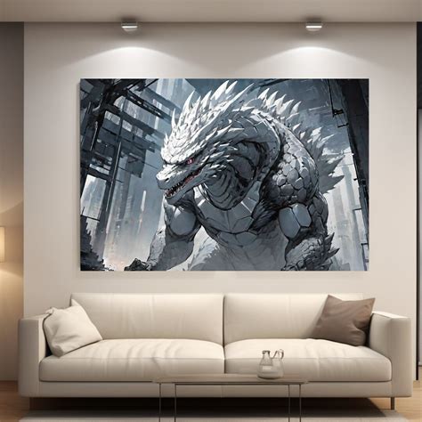 Godzilla Movie Print / Godzilla Wall Art / Godzilla Decor / Godzilla ...