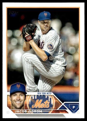 2023 Topps Jacob DeGrom New York Mets 48 EBay