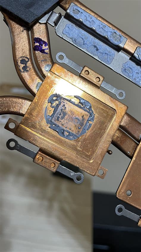 “Sweating” thermal paste. I’ve seen this on some of my other PCs after