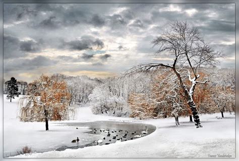 Un Jour De Janvier Peinture Paysage L Art De L Eau Paysage De Neige