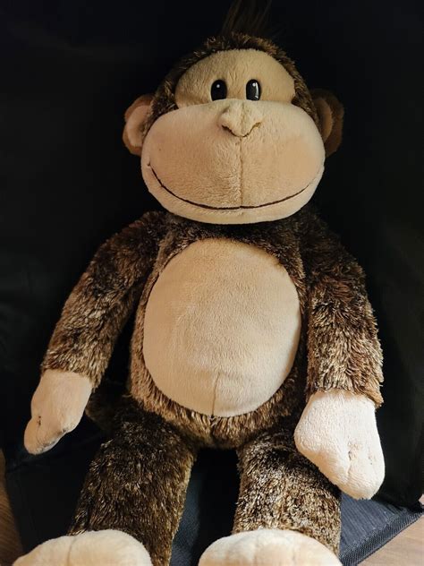 Build A Bear Monkey Chimp Plush 19 Brown 2010 Jungle Stuffed Animal