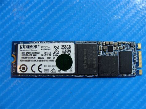 Acer AN515-54-54W2 Kingston 256GB M.2 Solid State Drive RBU-SNS8154P3 ...
