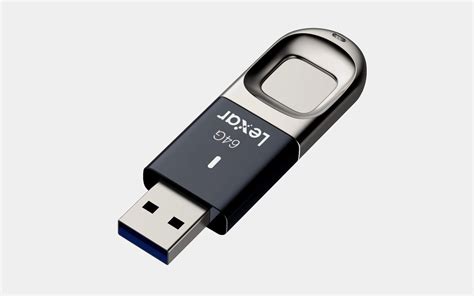 Lexar Jumpdrive Fingerprint F35 Flash Drive Improb