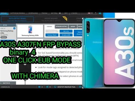 A30S A307FN FRP BYPASS Binary 4 ONE CLICK EUB MODE WITH CHIMERA YouTube