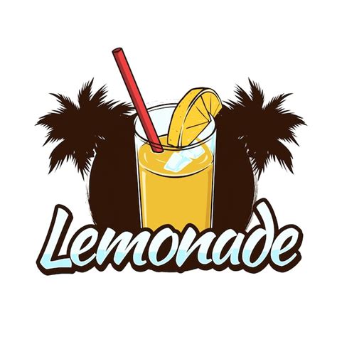 Premium Vector Lemonade Juice Logo Badge Design