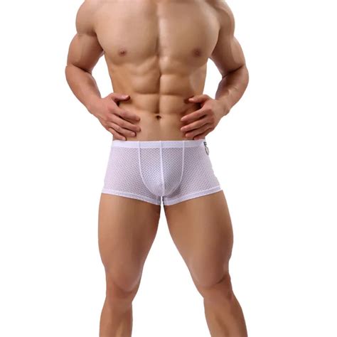 Ropa Interior Sexy Gay Para Hombre B Xer Corto Con Agujeros