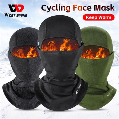 WEST BIKING Mascarilla T Rmica De Lana Para Ciclismo Gorro A Prueba De