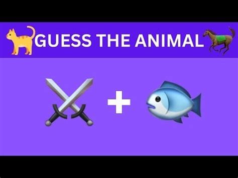 Guess The Animal By Emoji : r/RiddlesForRedditors