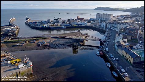 Aerial View Of Ramsey Harbour Isle Of Man 61220