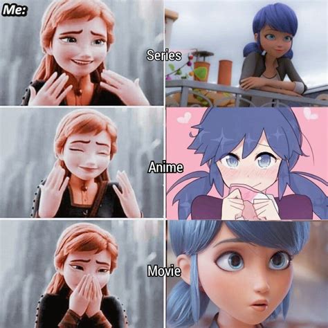 🌷💖Marinette💖🌷*awakening movie /anime/series * | Disney engraçado ...