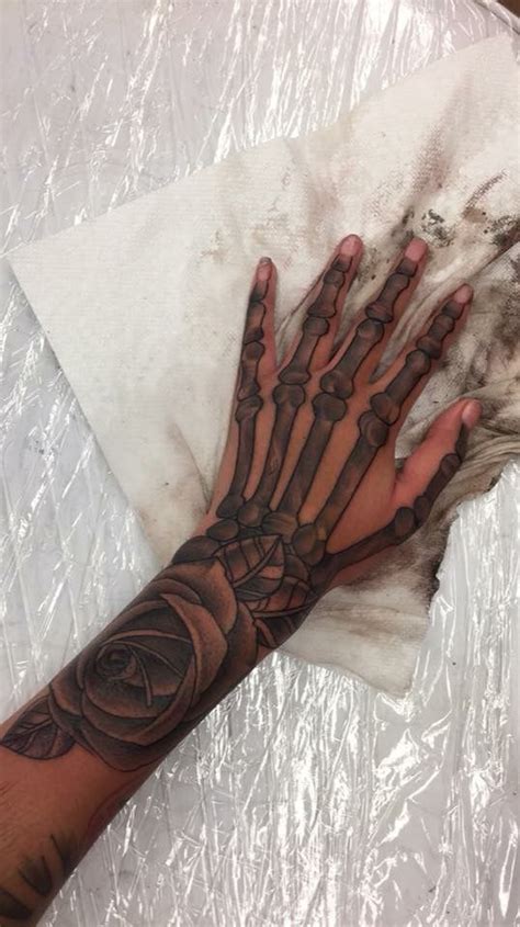 Pin On Tattoos Hand Tattoos Skeleton Hand Tattoo Pretty Hand Tattoos