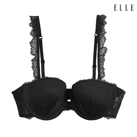 ELLE lingerie Molded bra ยกทรงรปแบบครงเตาสายบาแตงลกไมถอดได LB elle lingerie