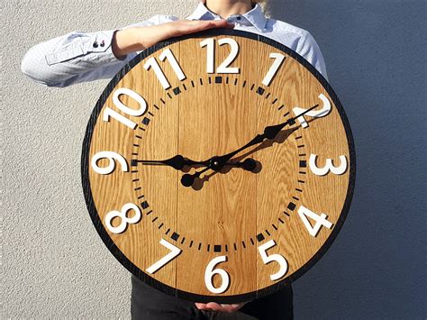 Modern Design Wooden Wall Clock At Laura Morris Blog