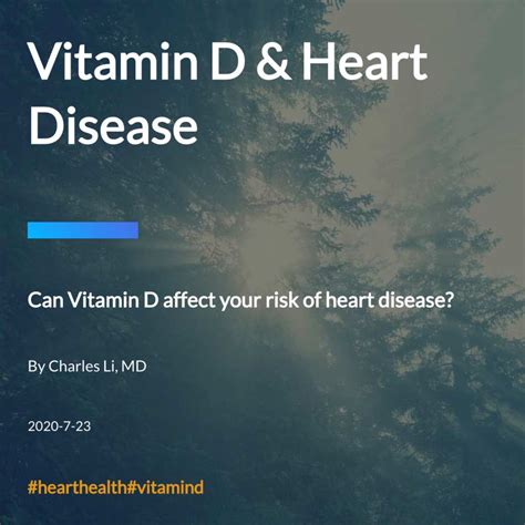 Can Vitamin D Affect Your Risk Of Heart Disease Infographics